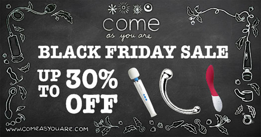 Come As You Are Black Friday Sale Banner