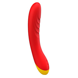 The red and yellow Romp Hype g-spot vibrator